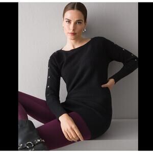 White House Black Market Black Sweater